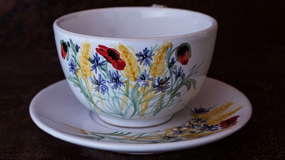 papavero ceramiche pippo franco cicerchia